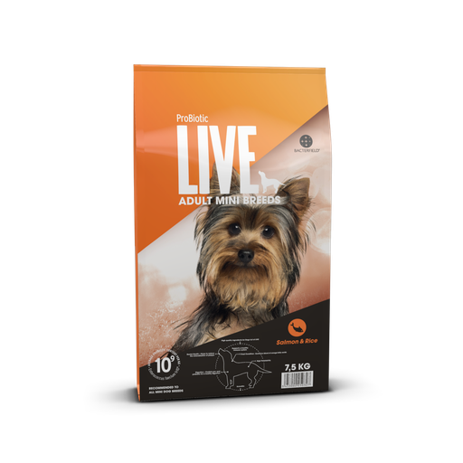 Probiotic Live Adult Mini Breeds Salmon 2 Kg